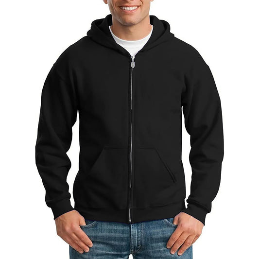 Casual Black Hoodie